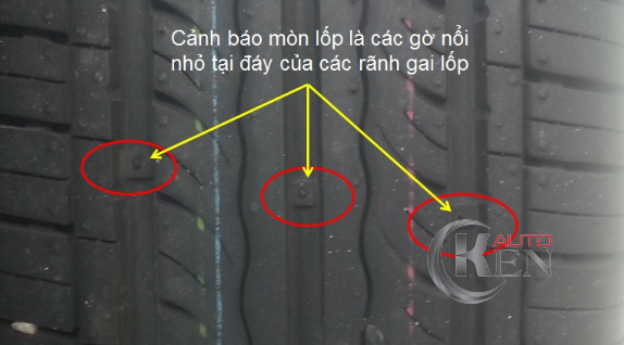 Đây là cách bạn phát hiện được lốp bị mòn