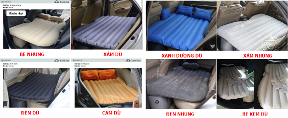 Giuong hoi o to gia re với đủ chủng loại màu sắc